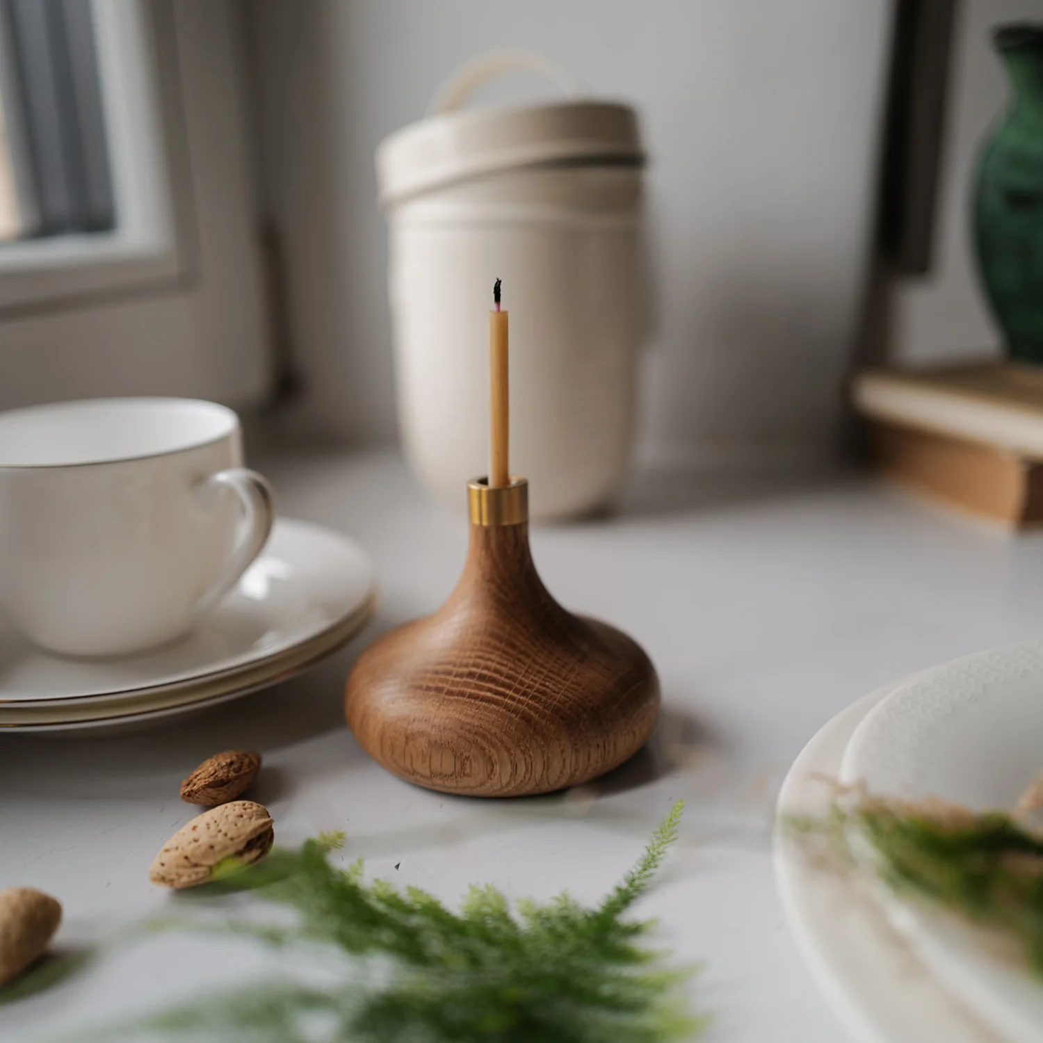 PORTAVELAS DE MADERA DE ROBLE - Imagen 5