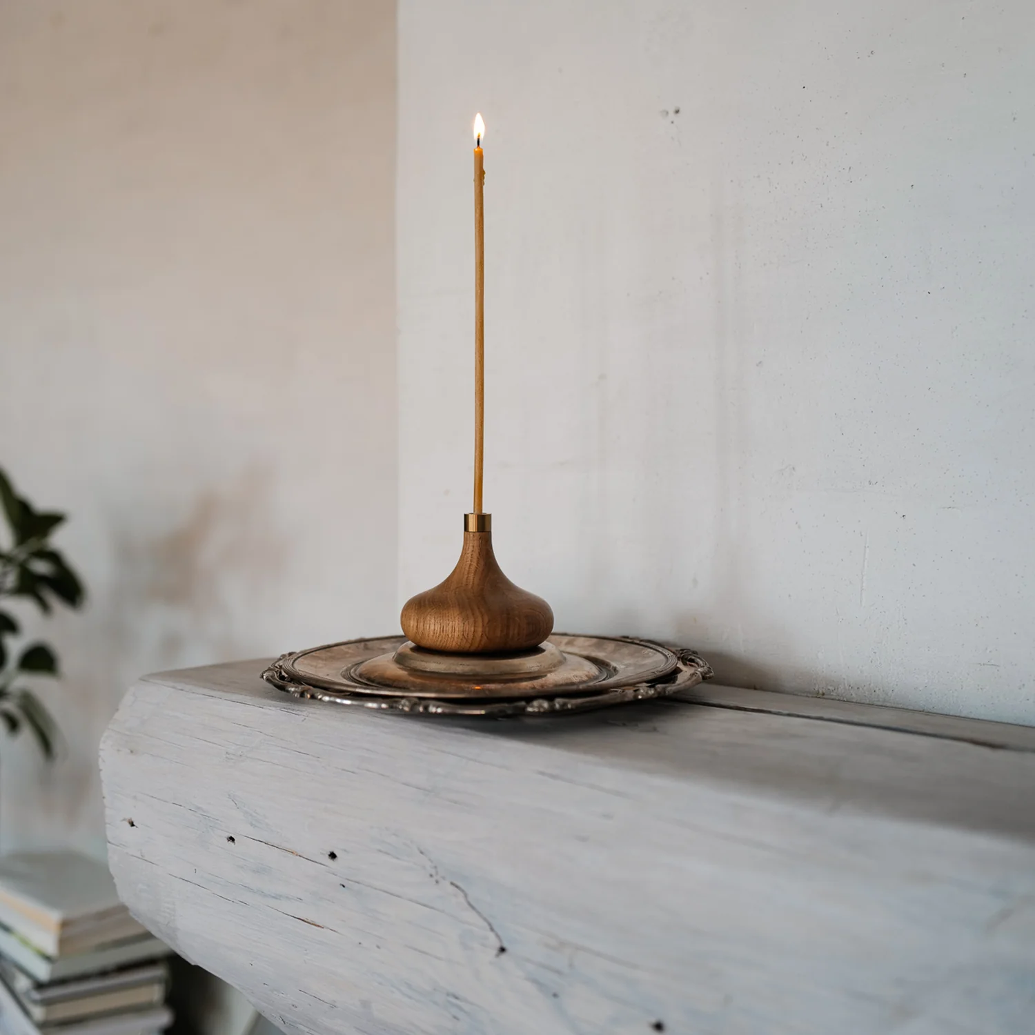 PORTAVELAS DE MADERA DE ROBLE - Imagen 3