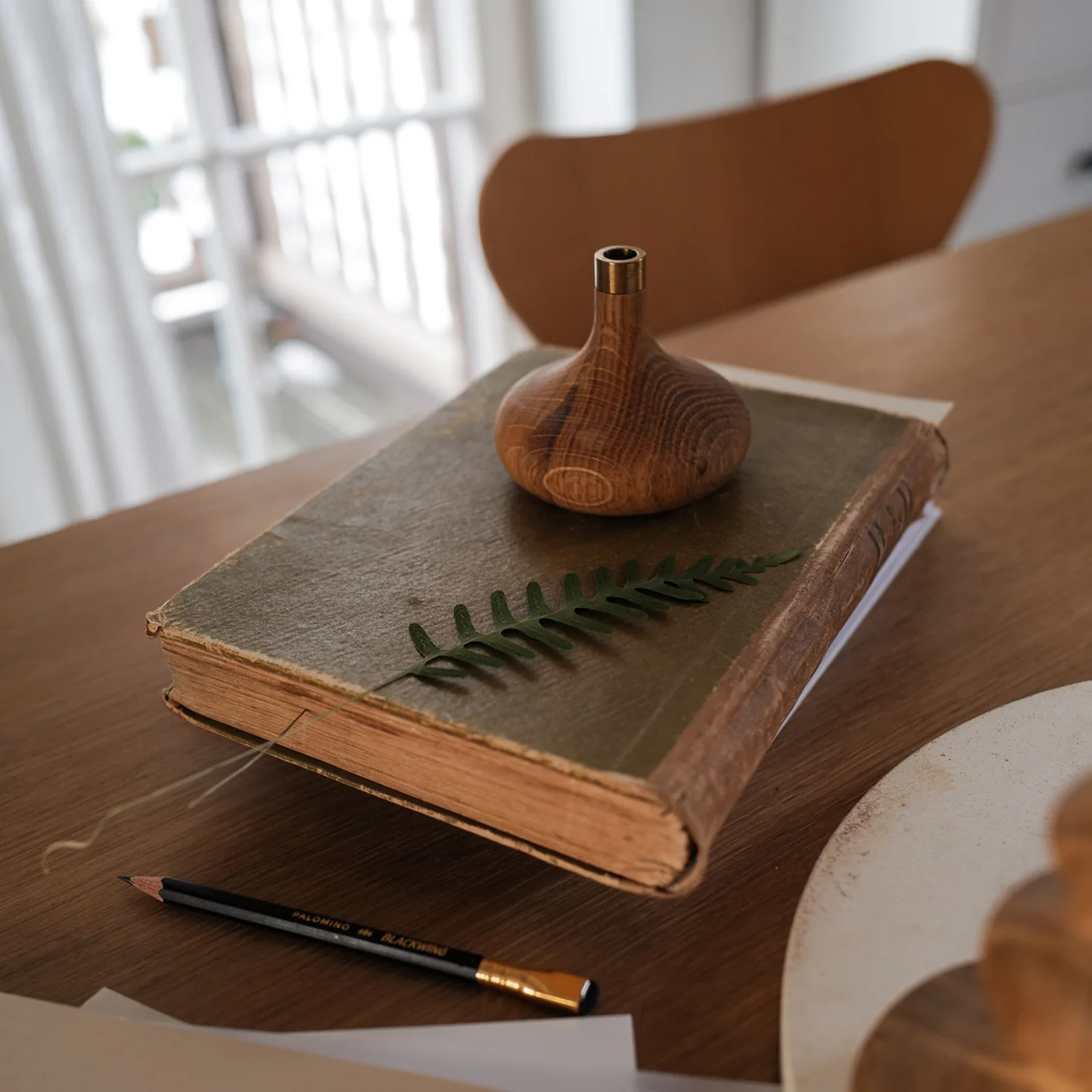 PORTAVELAS DE MADERA DE ROBLE - Imagen 2