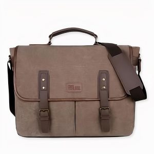 Bolsa bandolera de estilo vintage para portátil de 14 pulgadas