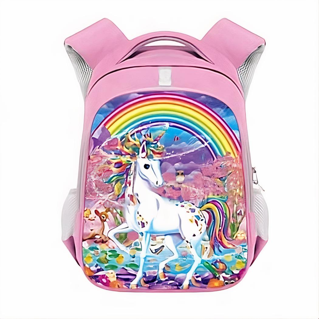 Mochila CP con bonito unicornio multicolor - Imagen 2