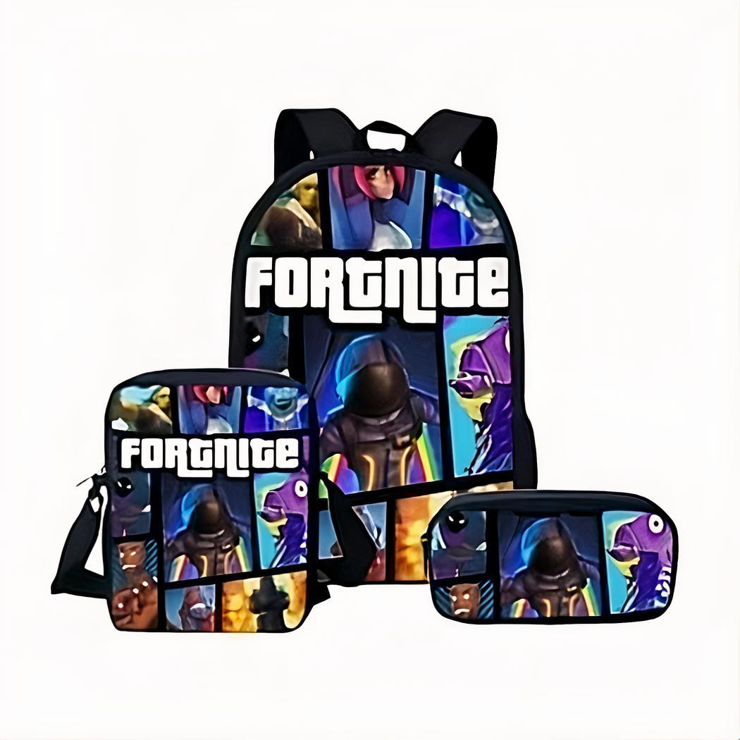 Mochila multicolor de 3 piezas Fortnite - Imagen 9