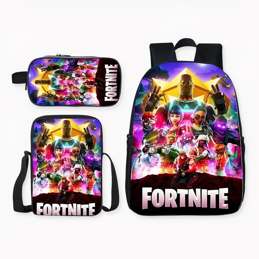 Divertida y colorida mochila de Fortnite