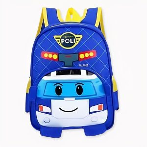 Mochila infantil de Robocar Poli – diseño divertido y resistente