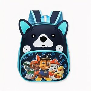 Mochila azul Patrulla Canina con cabeza de perro