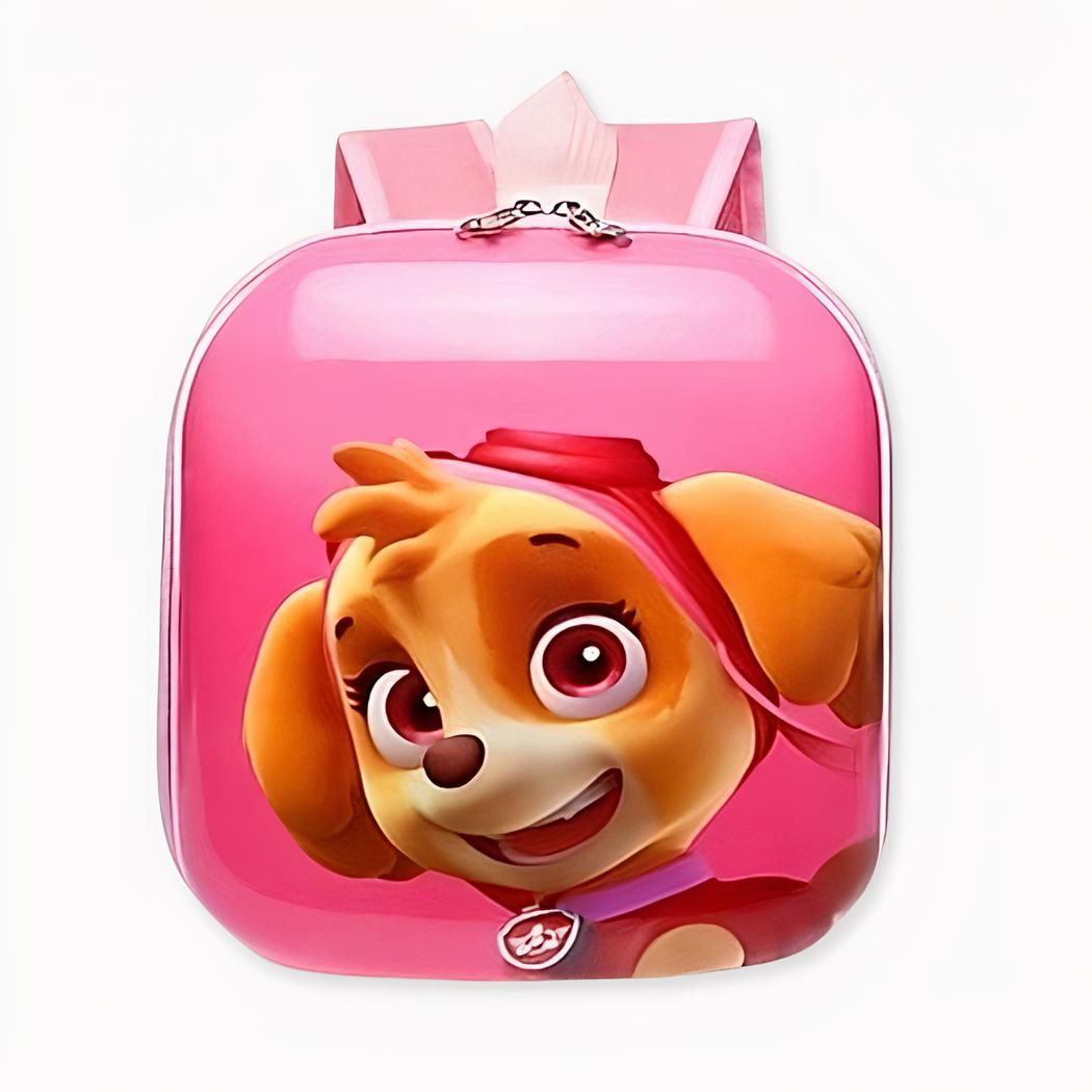 Mochila con estampado rosa o amarillo Patrulla Canina