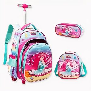 Mochila con ruedas Ariel la Sirenita