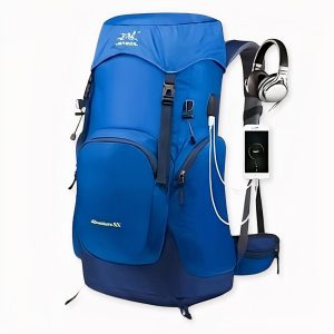 Mochila de senderismo de color sólido