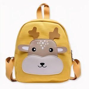 Mochila escolar con pequeño ciervo para niños