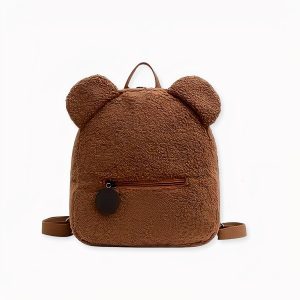 Mochila escolar infantil de forro polar