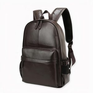Mochila casual masculina de polipiel