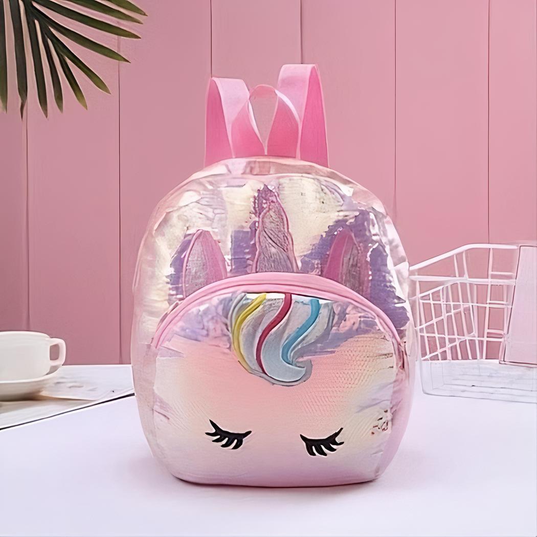 Mochila unicornio de lentejuelas para niñas - Imagen 8