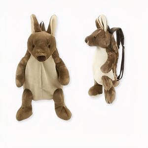 Mochila canguro de felpa