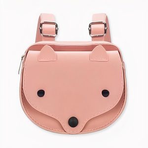 Mochila infantil vintage con cabeza de zorro