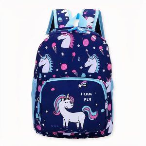 Mochila de niña con diseño de unicornio