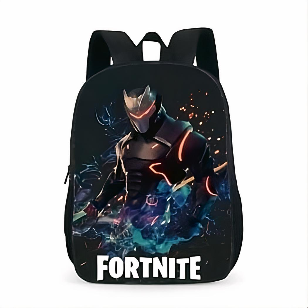 Mochila negra con héroes de Fortnite - Imagen 4