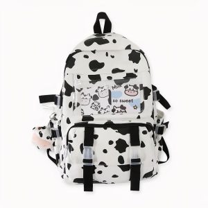 Mochila con estampados de vaca