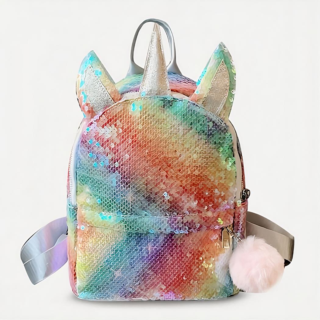 Mochila unicornio con purpurina - Imagen 6