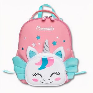 Mochila unicornio con estrellas