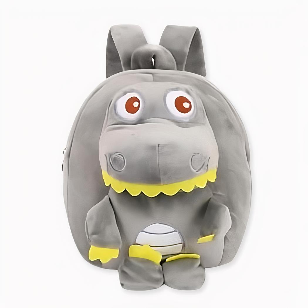 Mochila dinosaurio polar gris