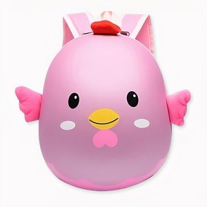 Mochila rosa pollito