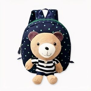 Mochila de guardería con osito de peluche