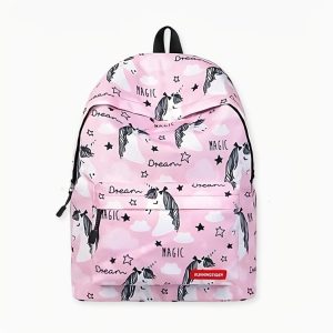 Mochila girly con unicornios