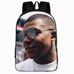 Mochila con estampado de Kylian Mbappé