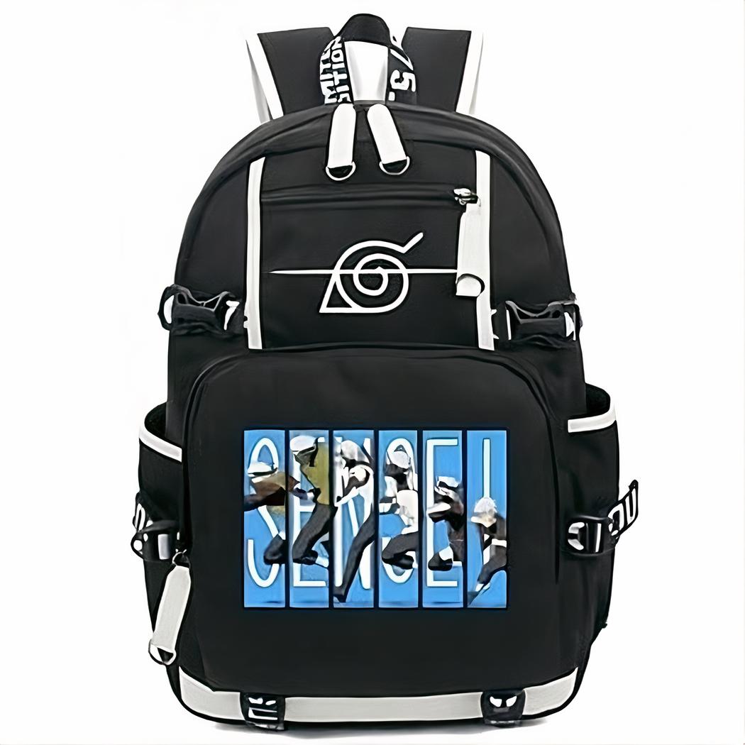 Naruto Kakashi Hatake mochila negra - Imagen 7