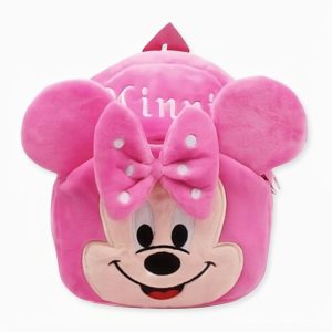 Mochila de peluche rosa de Minnie