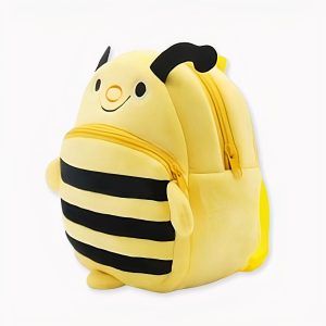 Mochila de peluche con forma de abeja
