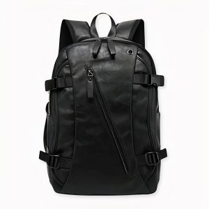 Mochila vintage de polipiel para hombre