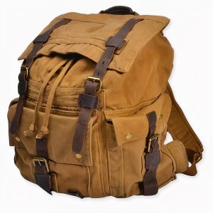 Mochila de lona vintage