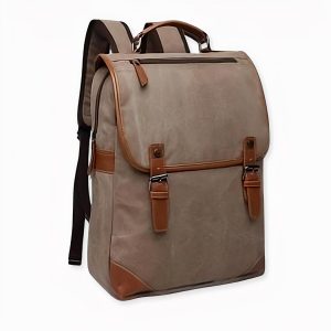 Mochila vintage de lona para hombre