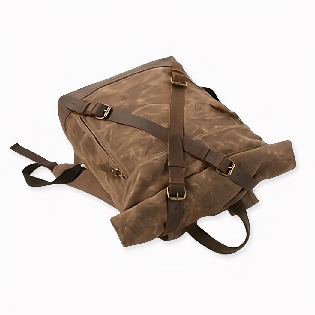 Mochila vintage de lona para hombre