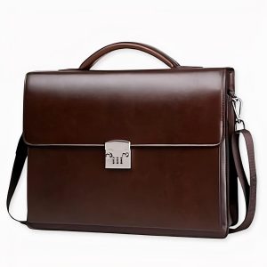Bolso satchel clásico para hombre