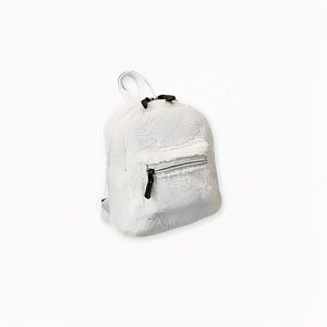 Mochila pequeña de tejido suave con tirantes ajustables