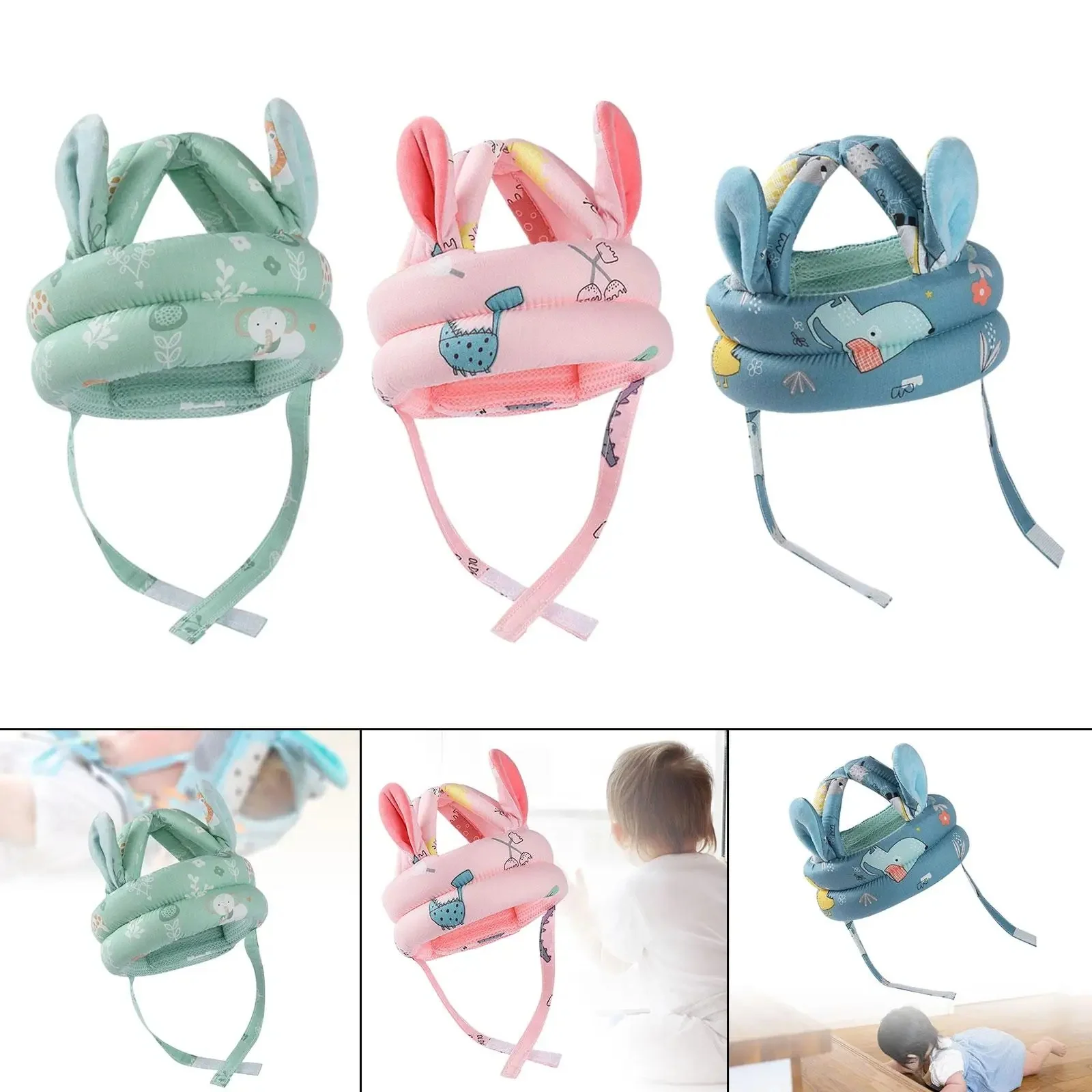 Gorro Casco Protector De Golpes Cabeza Para Bebés 6-36 Meses - Imagen 2