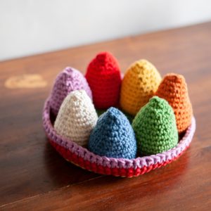 KIT PEDAGÓGICO DE GANCHILLO HUEVOS DE PASCUA Y CALENDARIO SEMANAL