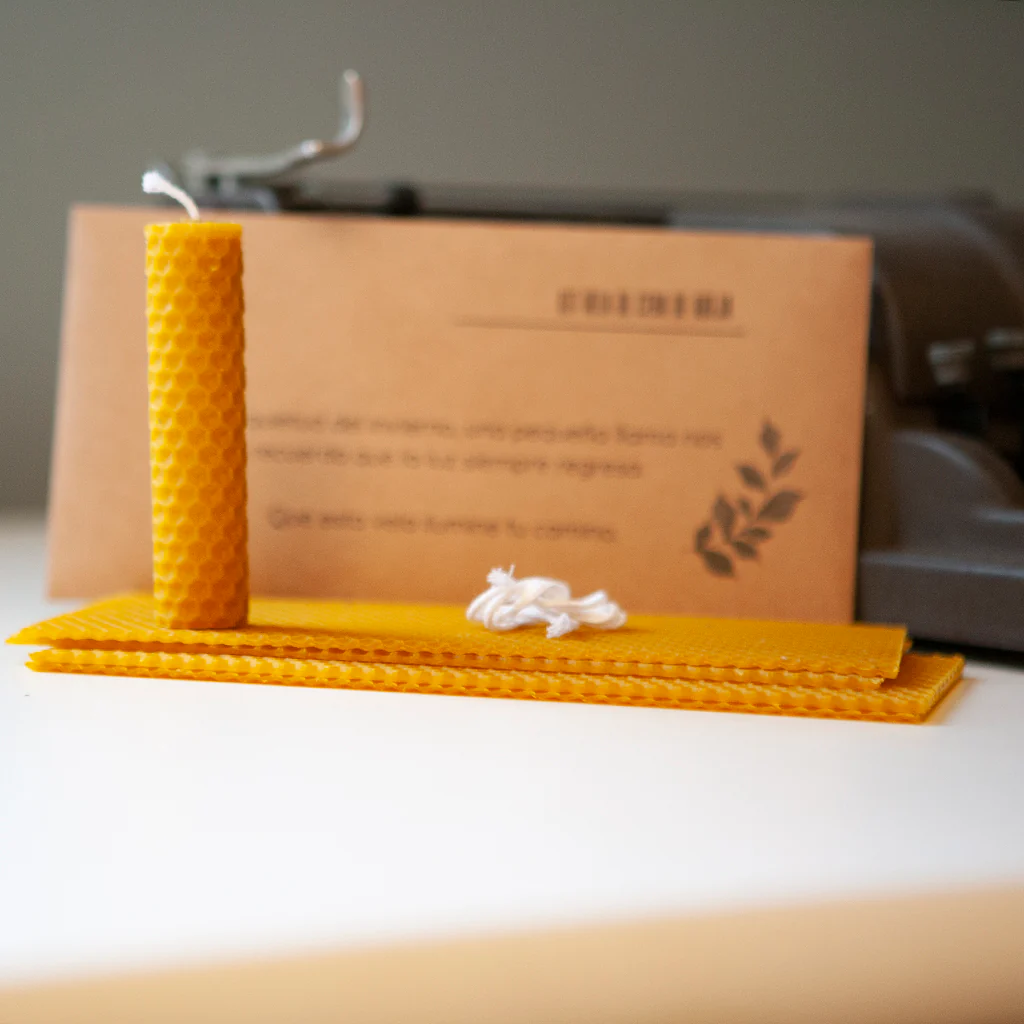 KIT PARA HACER VELAS DE CERA DE ABEJA