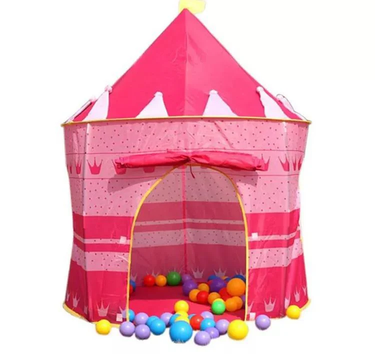 Carpa Castillo Plegable Infantil Con 100 Pelotas Multicolor - Imagen 6