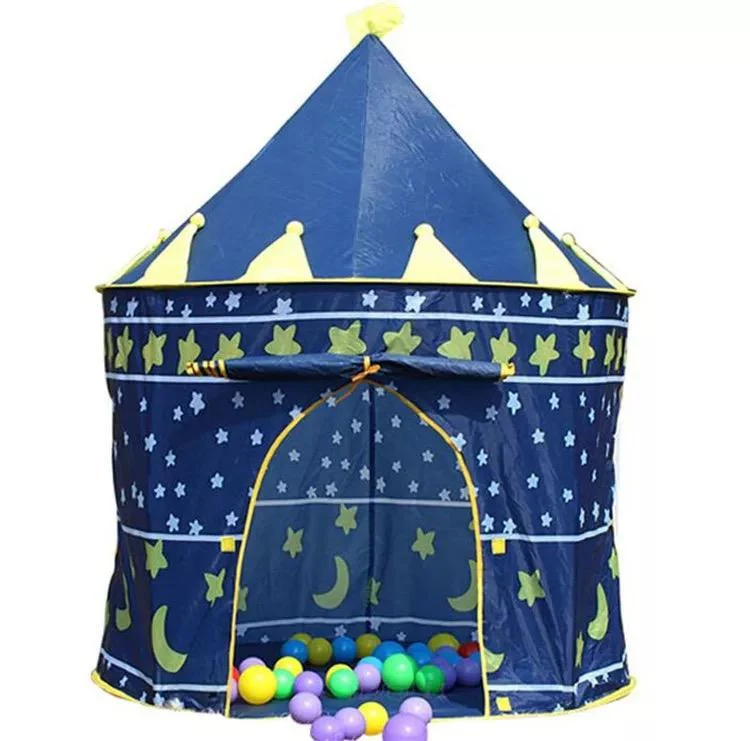 Carpa Castillo Plegable Infantil Con 100 Pelotas Multicolor - Imagen 5