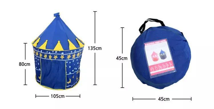Carpa Castillo Plegable Infantil Con 100 Pelotas Multicolor - Imagen 4