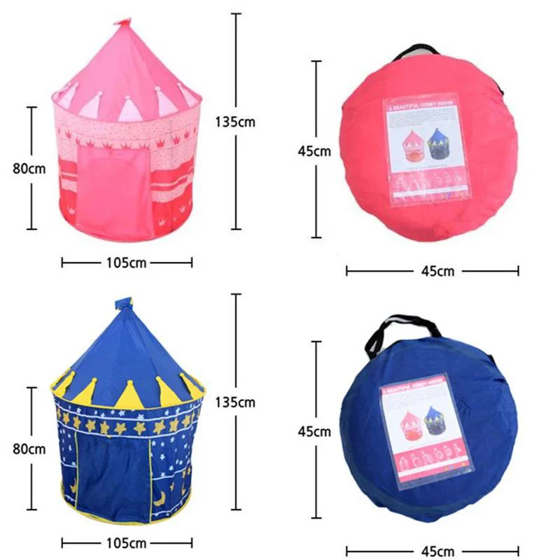 Carpa Castillo Plegable Infantil Con 100 Pelotas Multicolor - Imagen 3