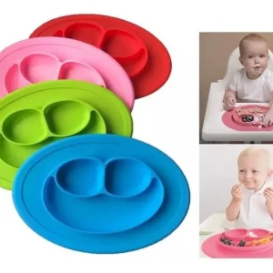 Plato Silicona Para Bebe Antideslizante Libre Bpa
