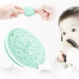 Llama Dientes Mordedor Para Bebe Galleta Oreo