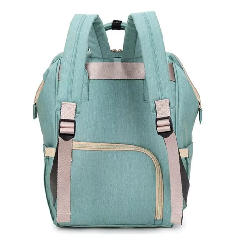 Pañalera Tipo Morral Con Portabiberon Termico - Imagen 7