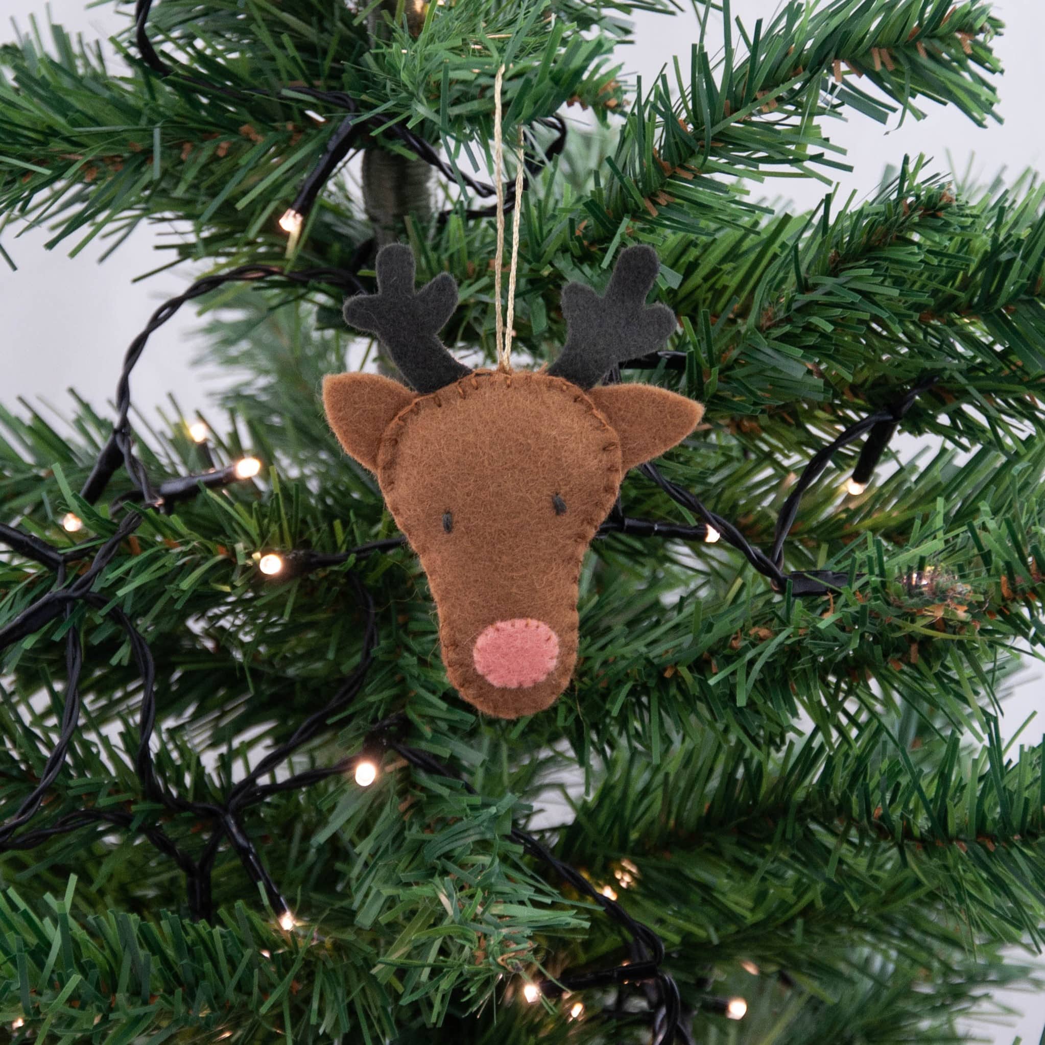 KIT COSTURA CON LANA RENO NAVIDAD - Imagen 3