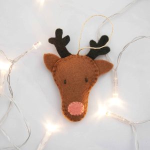 KIT COSTURA CON LANA RENO NAVIDAD