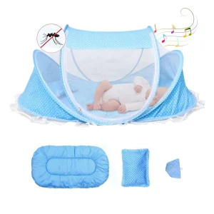 Mosquitero Cuna Portatil Para Bebes Colchonetita Y Almohada